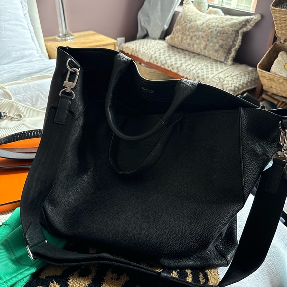 Tiffany & Co. Handbags - Tiffany & Co. Black Leather Tote